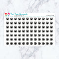 Paw Print in Neutral Planner Stickers
