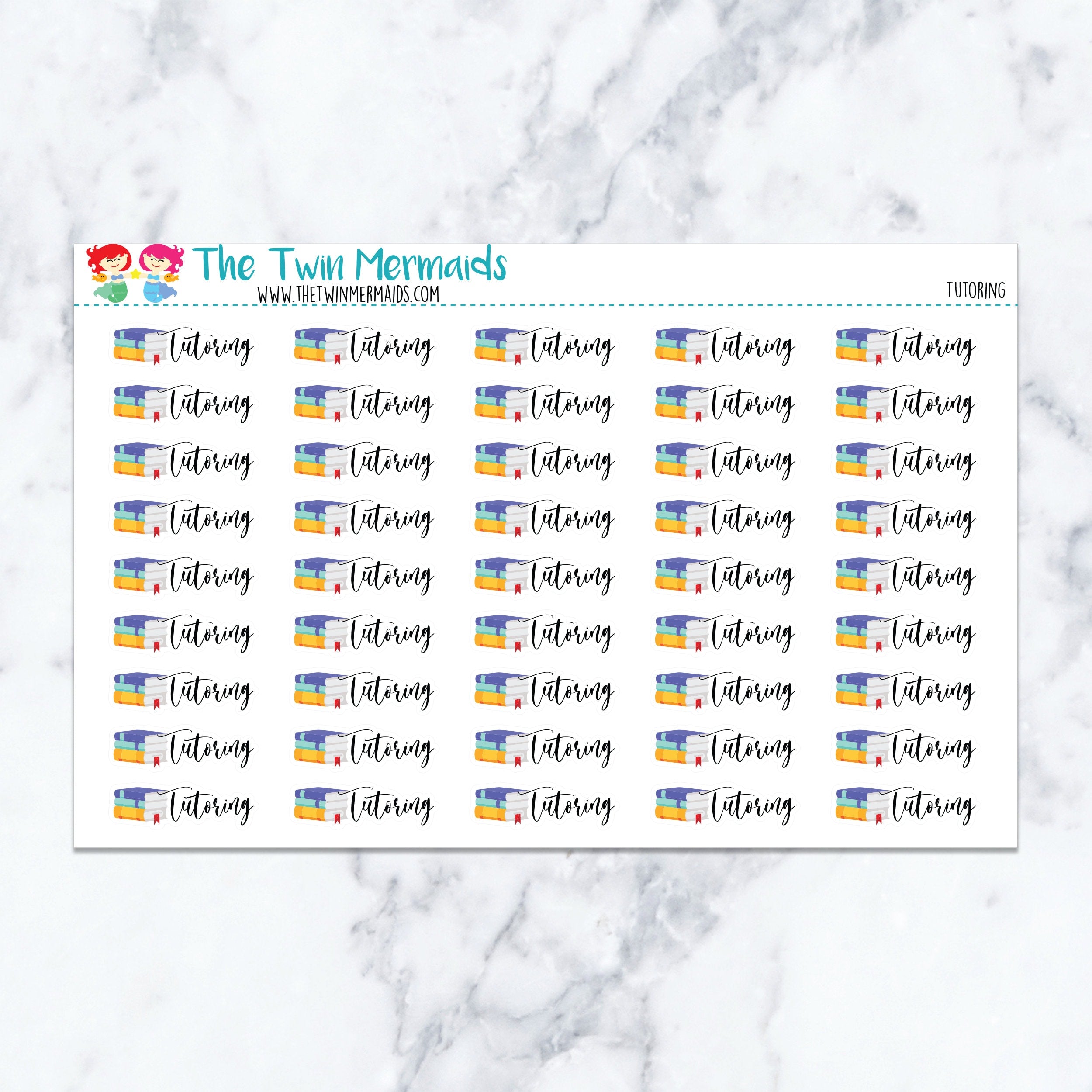 Tutoring Planner Stickers