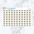 Chicken Nuggets planner stickers. Kiss-cut sticker sheet for planners, bullet journals, and scrapbooking.