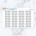 Brain Dump Script Planner Stickers
