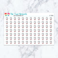 Cat Gaming planner stickers. Kiss-cut sticker sheet for planners, bullet journals, and scrapbooking.