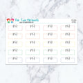PTA Boxes in Pastel Planner Stickers