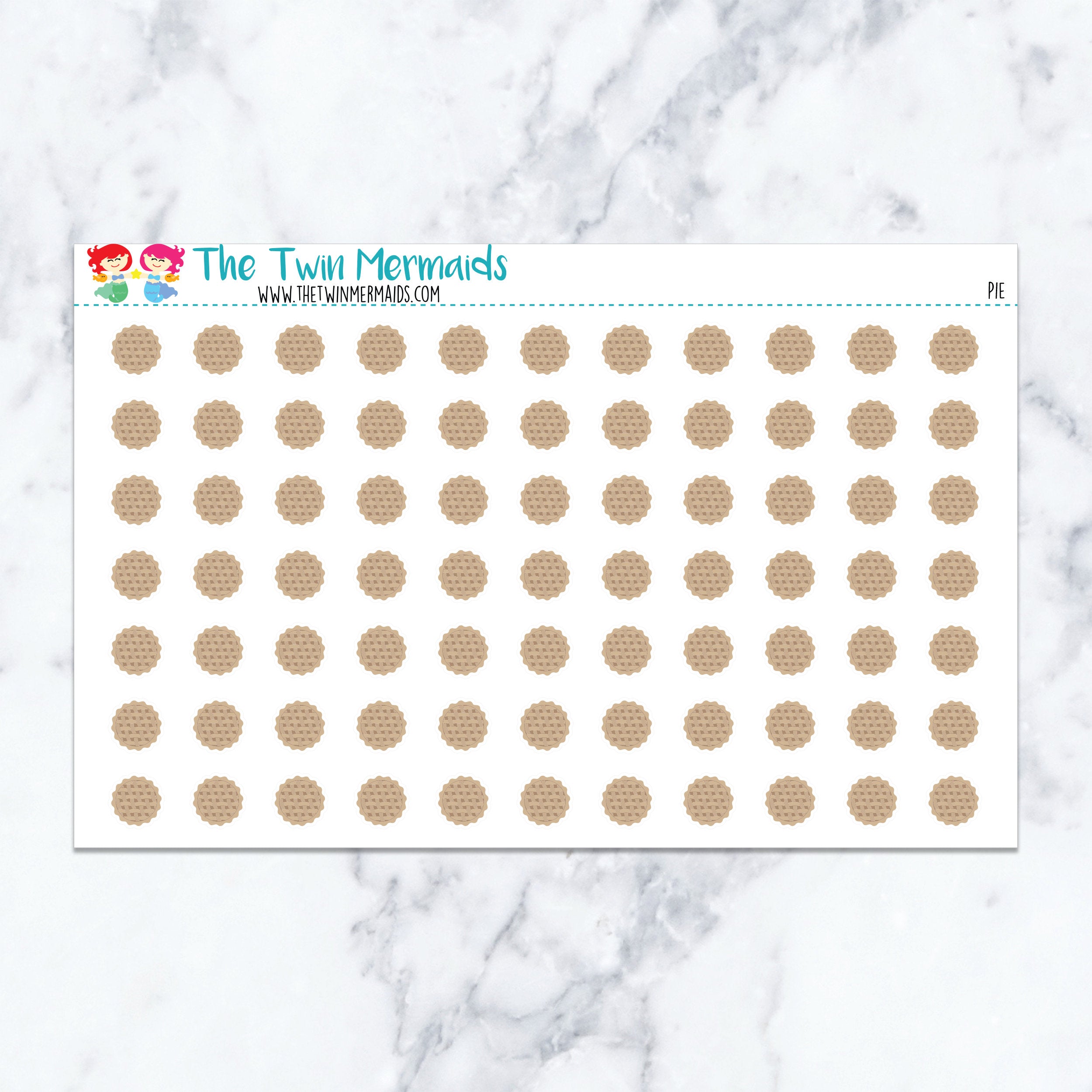 Pie Planner Stickers