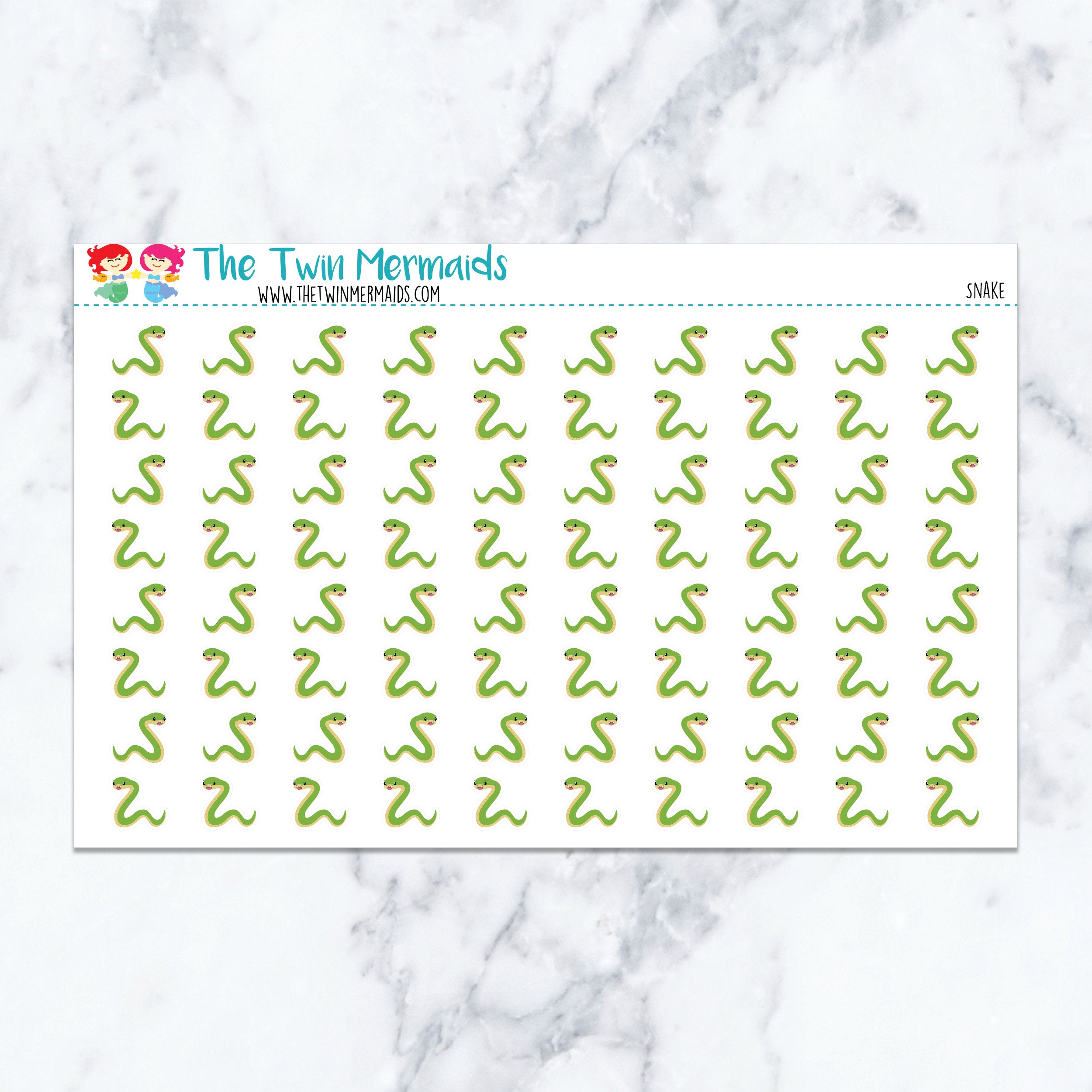 Snake Planner Stickers