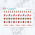 Bright and Merry Christmas Planner Stickers