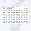 Christmas Rainbows 3 Planner Stickers