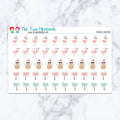 Flamingo Christmas Planner Stickers