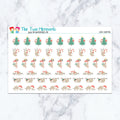 Sloth Christmas Planner Stickers