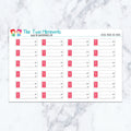Social Media Live Boxes Planner Stickers