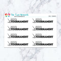 Hockey Tournament Planner Stickers