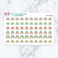 Christmas Rainbows 1 Planner Stickers