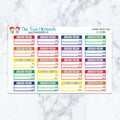 Automatic Payment Boxes in Spectrum Planner Stickers