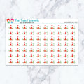 Hummingbirds with Feeder Planner Stickers