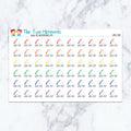 Wash Hair Planner Stickers