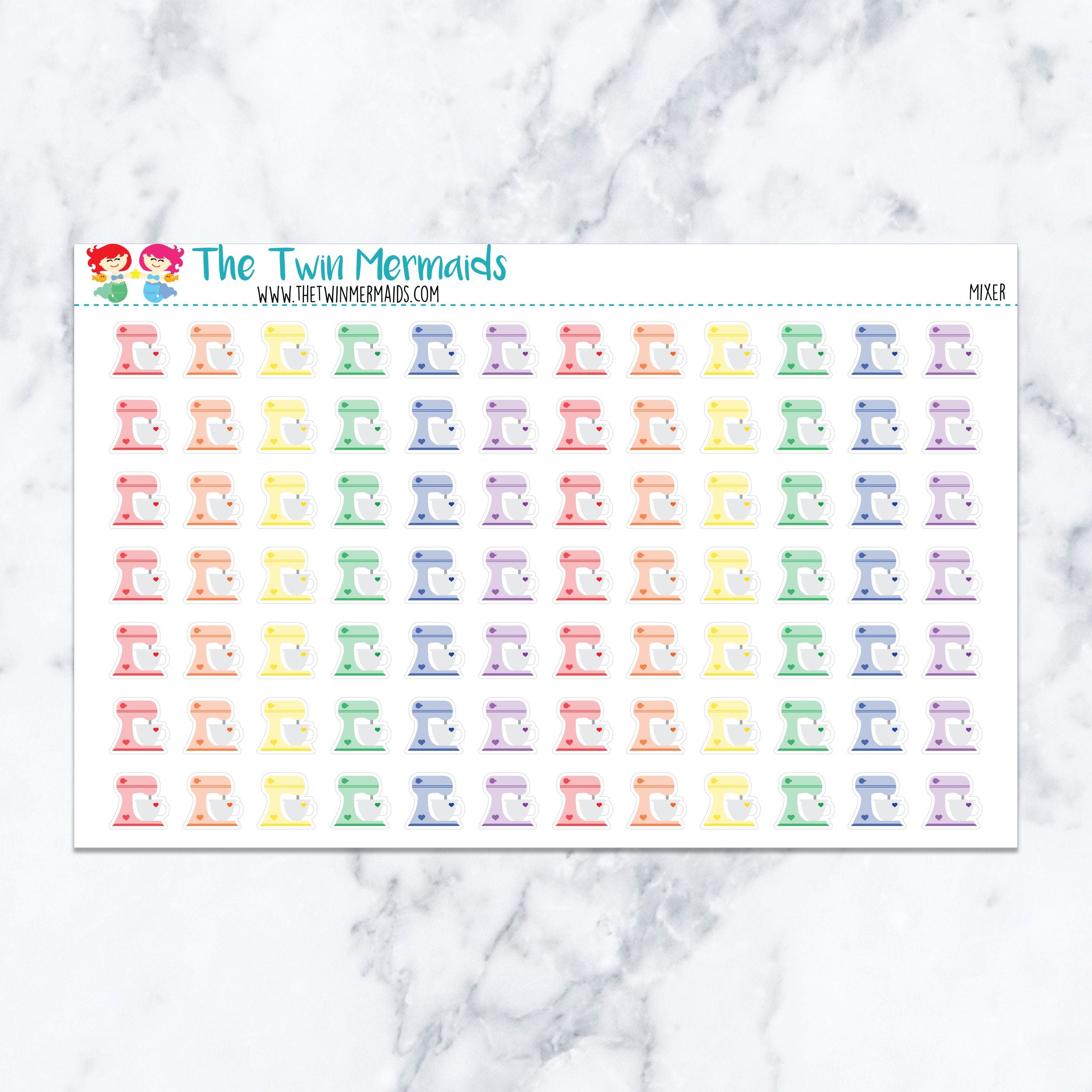Mixer Planner Stickers