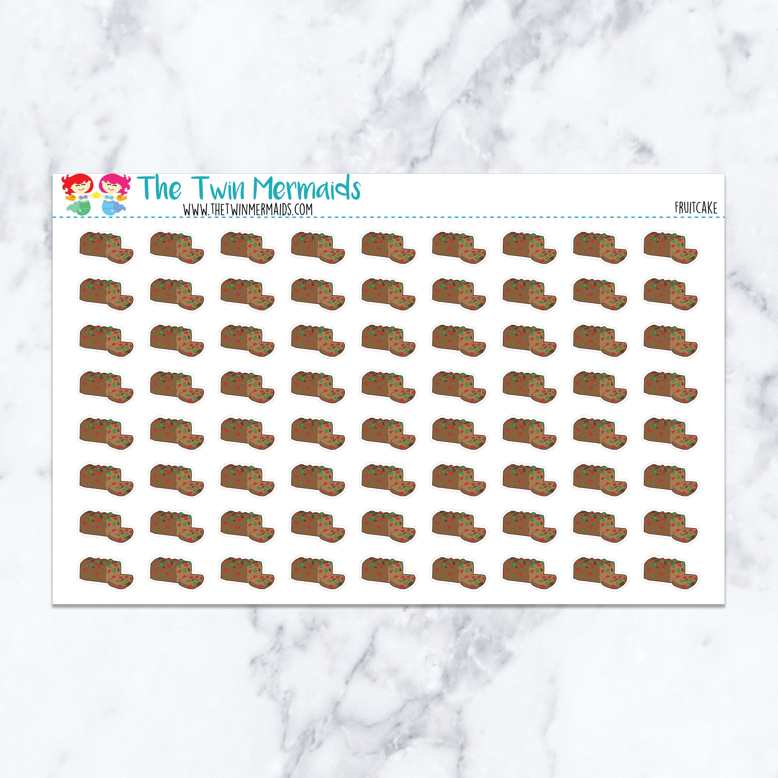 Fruitcake Planner Stickers
