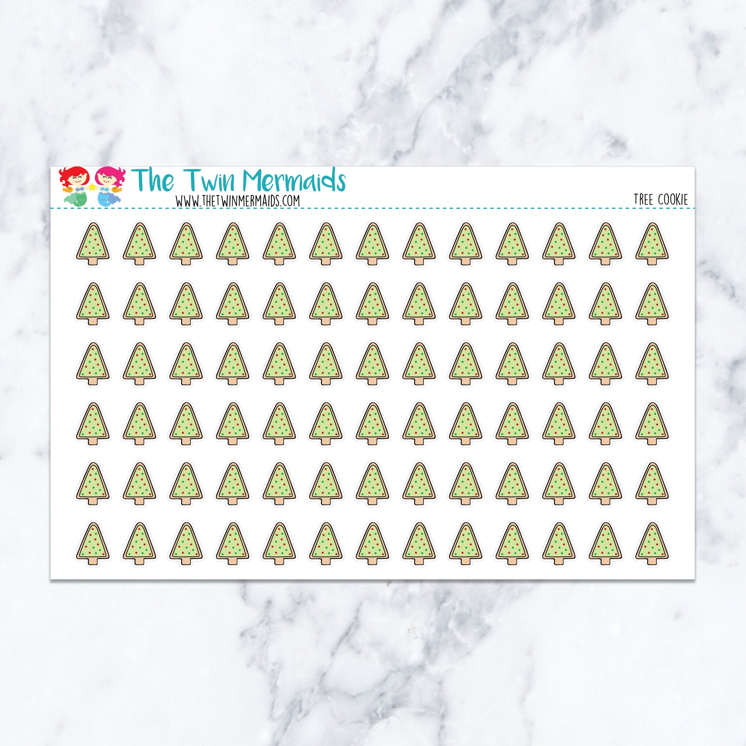 Tree Cookie Planner Stickers