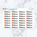 Basketball Tournament (1 Day) Planner Stickers