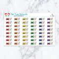 Car Oil Change Planner Stickers