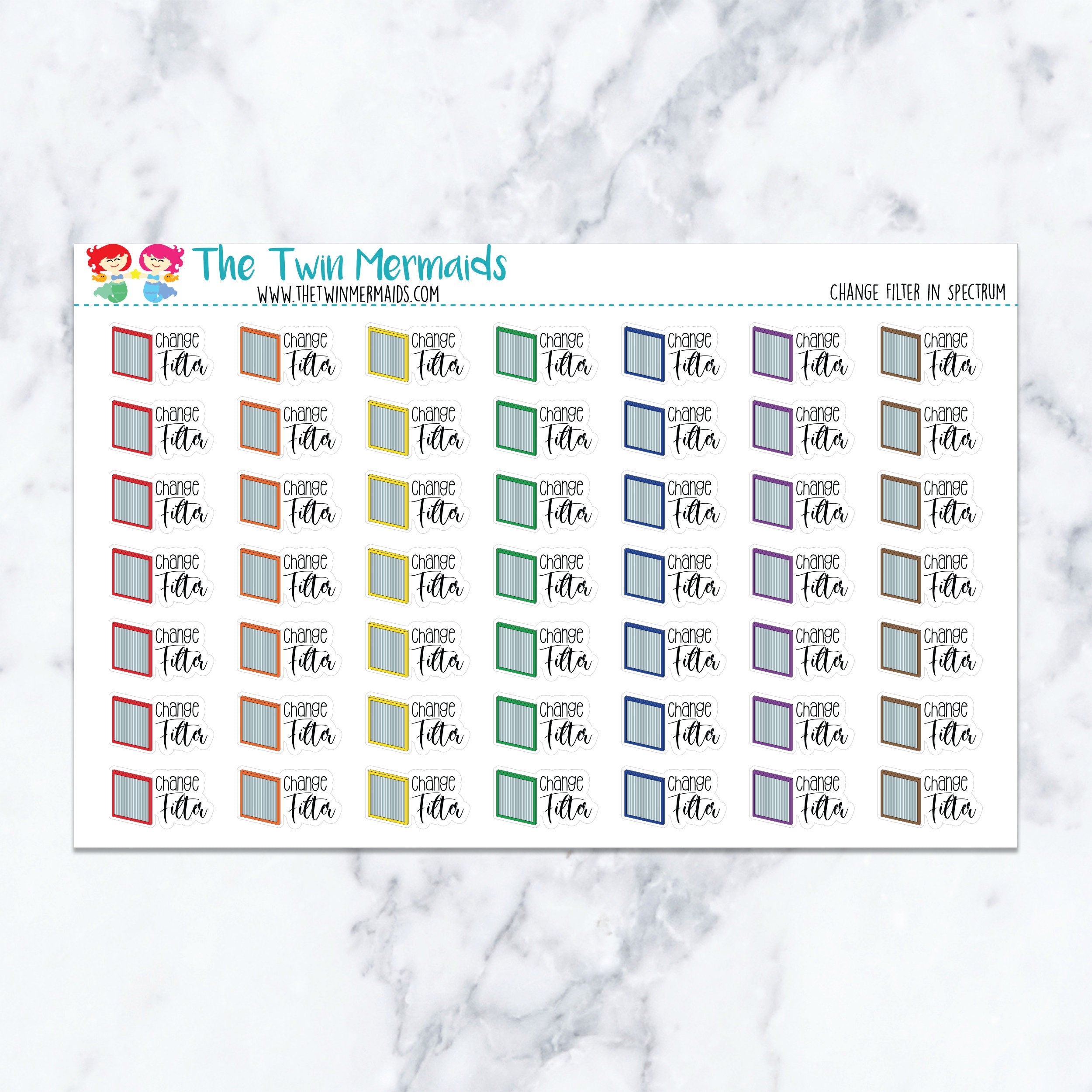Change Filter in Spectrum Planner Stickers