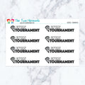 Lacrosse Tournament Planner Stickers
