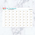 Bee Heart Trail Planner Stickers