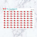 Kickball Game planner stickers. Kiss-cut sticker sheet for planners, bullet journals, and scrapbooking.