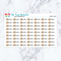 Vacation Suitcase Planner Stickers