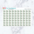 St Patrick's Day Computer Desktop planner stickers. Kiss-cut sticker sheet for planners, bullet journals, and scrapbooking.