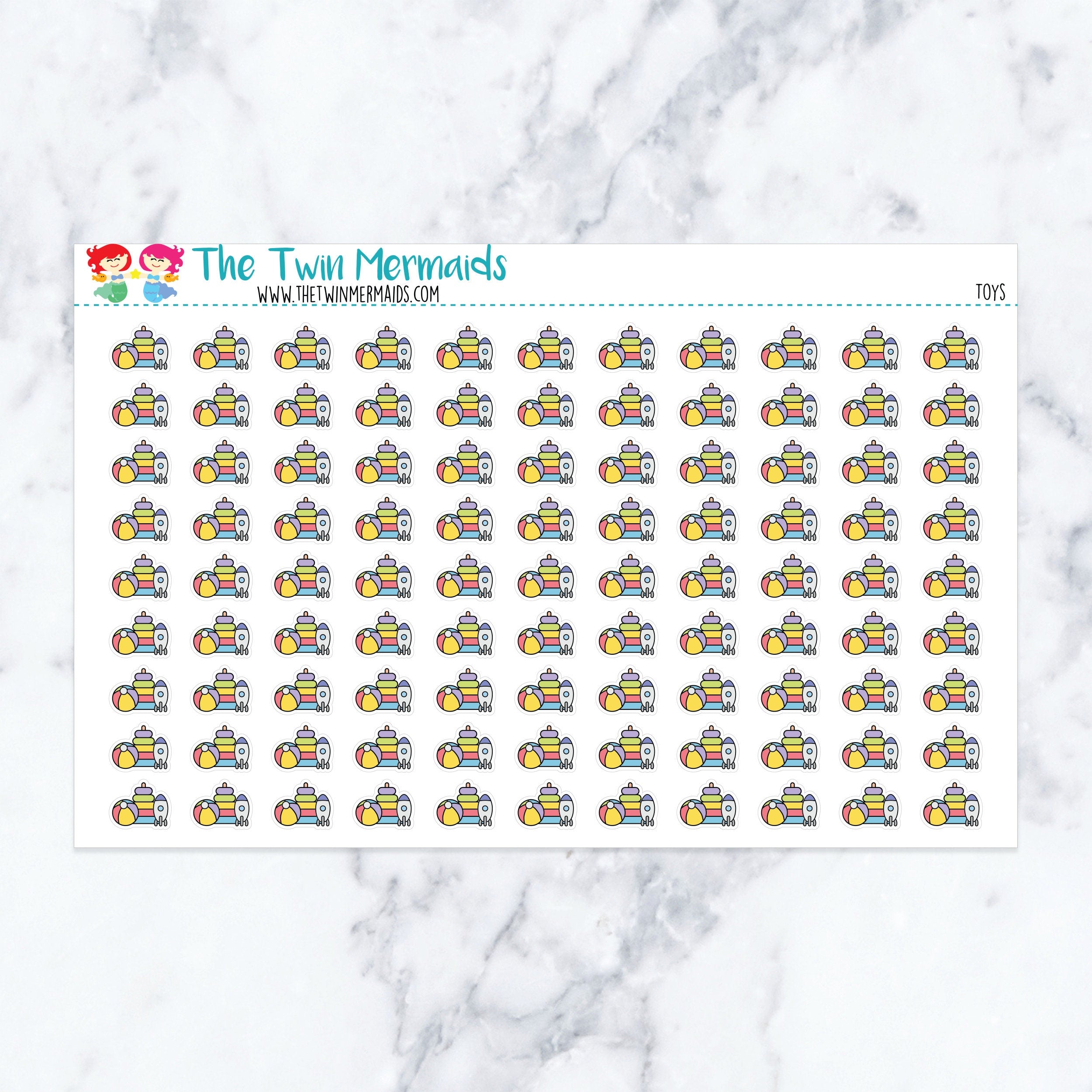 Toys Planner Stickers