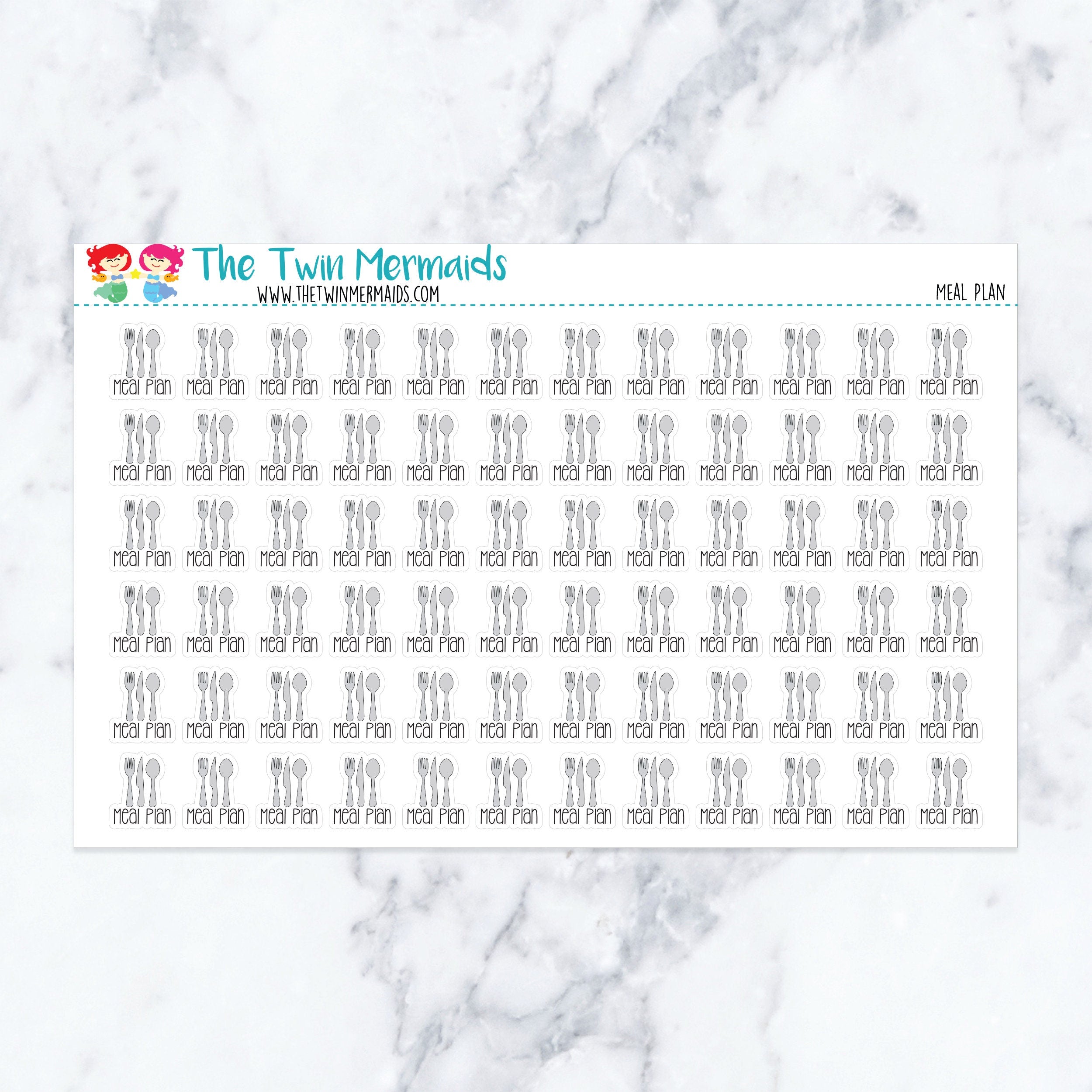 Meal Plan Planner Stickers