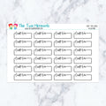 Craft Time Boxes in Neutral Planner Stickers