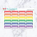 Anniversary Boxes in Spectrum Planner Stickers