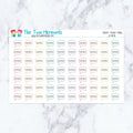 Therapy Thought Bubble in Pastel Planner Stickers