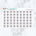 AM PM Colorful Pill Reminder Planner Stickers