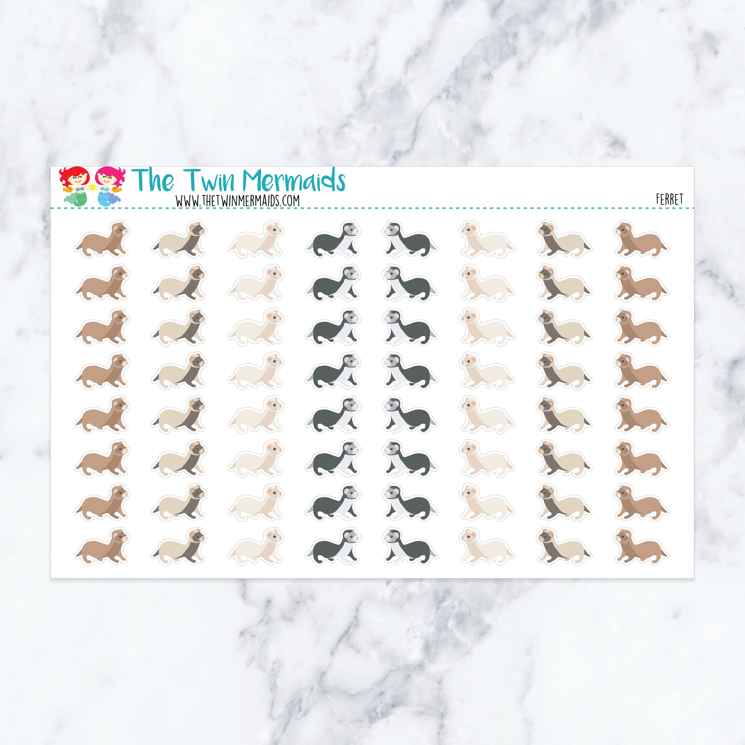 Ferret Planner Stickers