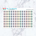 Smart Watch Rings in Spectrum Planner Stickers