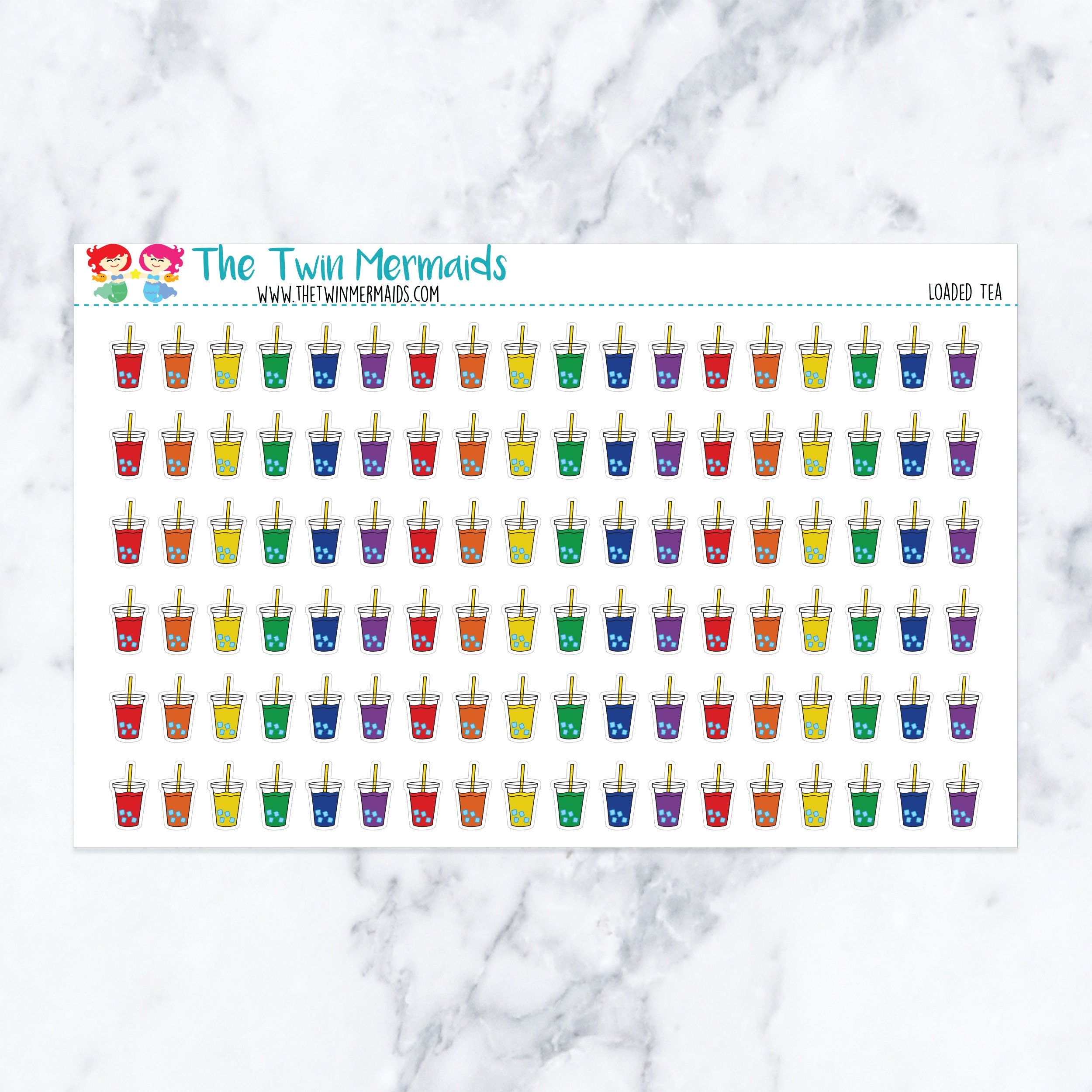 Loaded Tea Planner Stickers