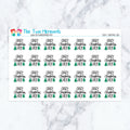 Crazy Christmas Lady Planner Stickers