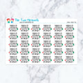 Laying Under Tree Planner Stickers