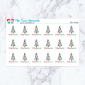 Merry Woofmas Planner Stickers