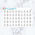 Snowmen Planner Stickers