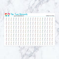 Fountain Pen in Pastel Planner Stickers