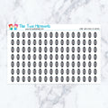 Smart Watch Rings in Neutral Planner Stickers