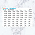 Clean Bathroom Planner Stickers
