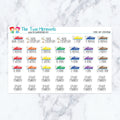 Cruise Ship Countdown Planner Stickers