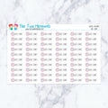 School Holidays Late Start Planner Stickers