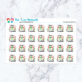 Big Bows and Mistletoe Planner Stickers