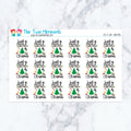 Just a Girl Christmas Planner Stickers