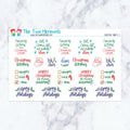 Christmas Variety 2 Planner Stickers